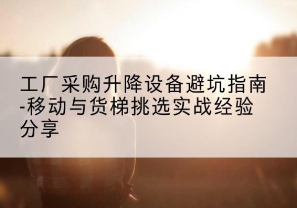 施秉移动式升降机怎么选-工厂采购升降设备避坑指南-移动与货梯挑选实战经验分享